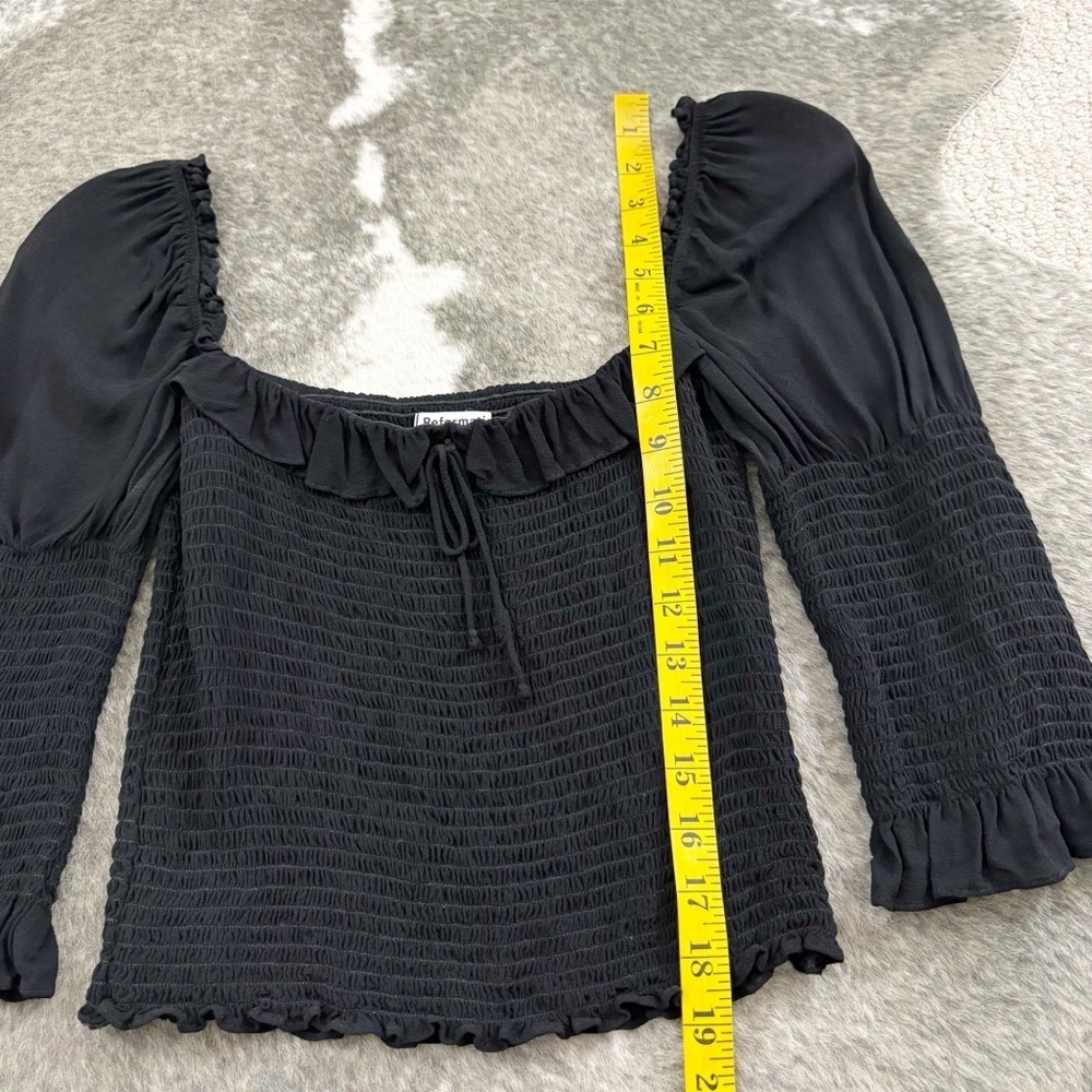 Reformation Julie Square Neck Smock Top Small - Picture 9 of 9